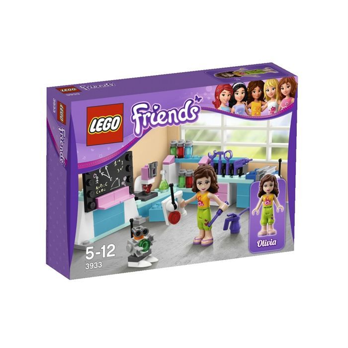 Jeu de construction enfant LEGO Lego Friends L atelier Scientifique d Olivia Figurine incluse
