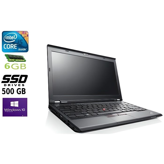 Top achat PC Portable Ordinateur portable Lenovo Thinkpad X230 Core I5 Disque SSD 500GB 6GB RAM Win 10 pas cher Achat PC Portable Ordinateur portable Lenovo Thinkpad X230 Core I5 Disque SSD 500GB 6GB RAM Win 10 pas cher