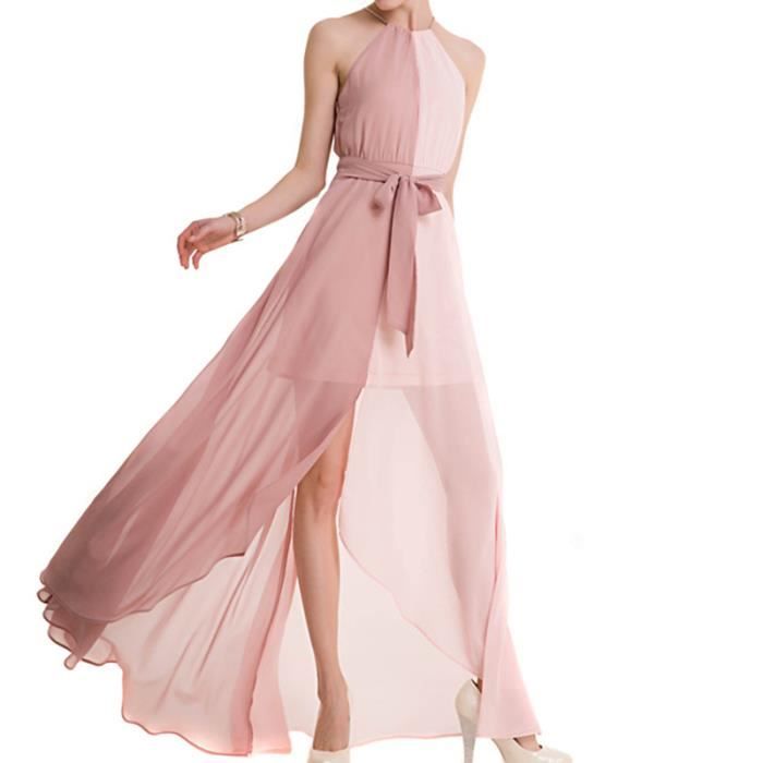 robe longue femme dos nu