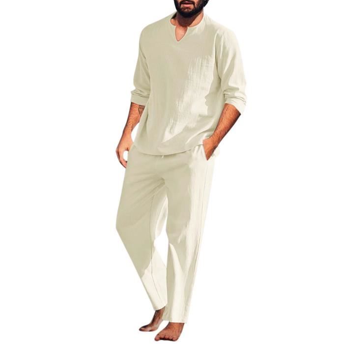 Vetement homme best sale en lin