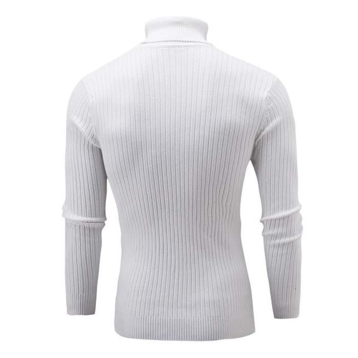 Hommes Hiver Mock Neck Basic Plain T-Shirt Chemisier Pull Haut à manches longues Hommes Hiver Mock Neck Basic Plain T-Shirt Chemisier Pull Haut à manches longues