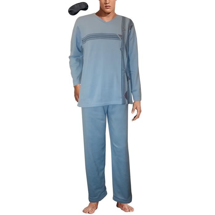 Pantalon Thermique Homme Coton Doux - Taille L à XXXL - Sous-vêtement Chaud Hiver - Pour Ski, Travail Extérieur
