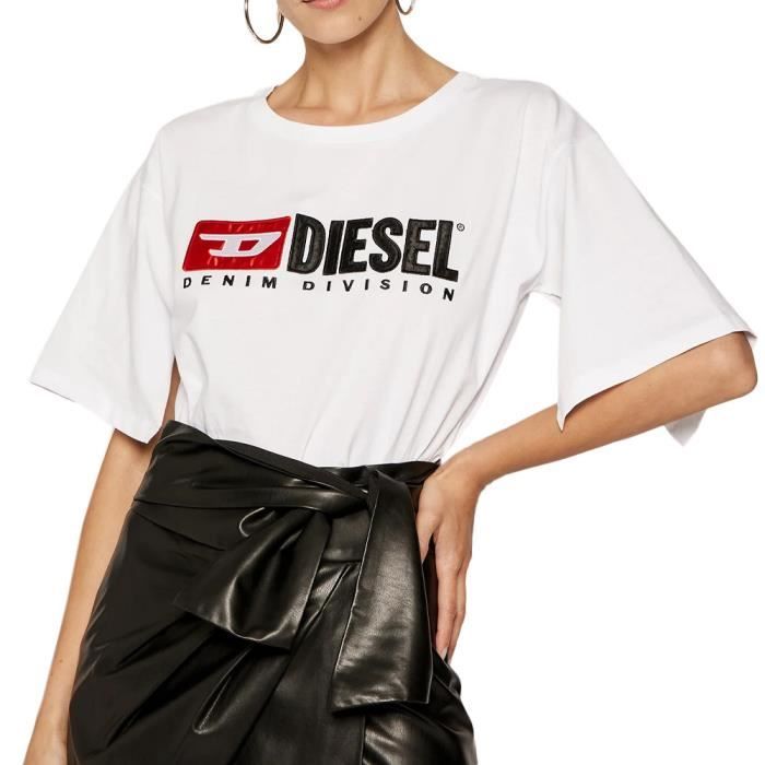 T-shirt Blanc Femme Diesel Jacky