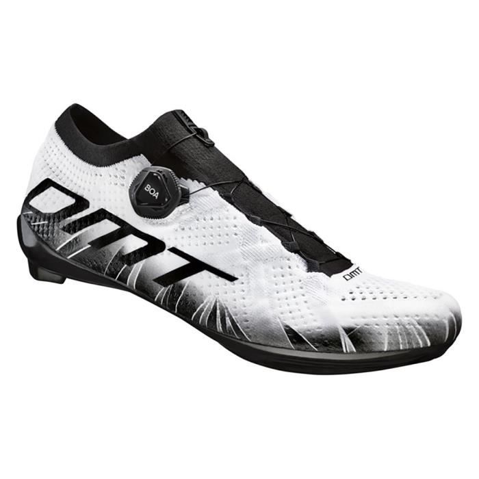 DMT KR1 Chaussures de vélo de course Blanc-noir 42