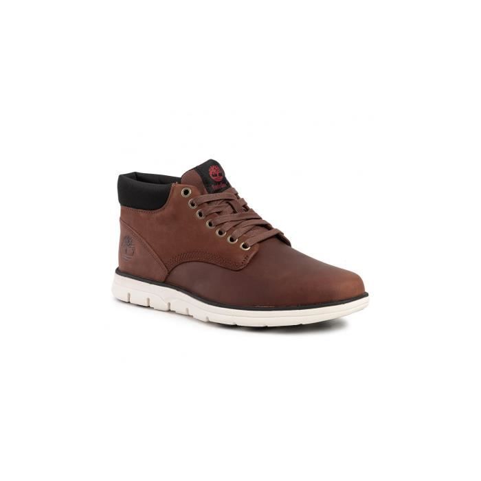 Bottine Timberland Bradstreet Chukka Cuir Homme Marron Haute