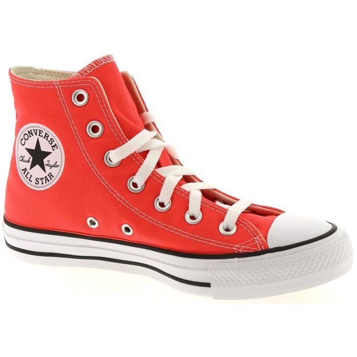 converse rouge fluo