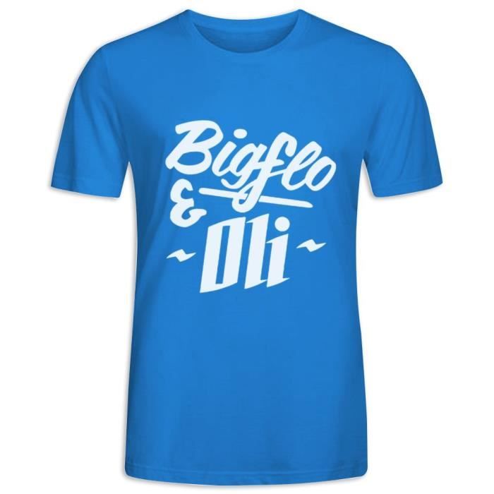 T Shirt Multicolore Imprime A Manches Courtes Avec Personnalite De La Mode Bigflo Et Oli Bleu Achat Vente T Shirt Soldes Sur Cdiscount Des Le 20 Janvier Cdiscount