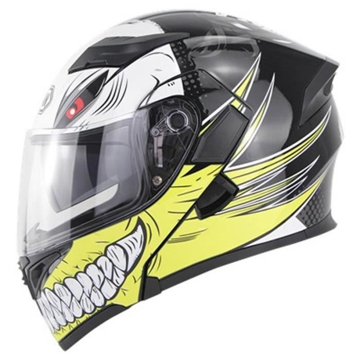 Casque De Moto Avec Bluetooth Intégré Avec Visière Casque Intégral