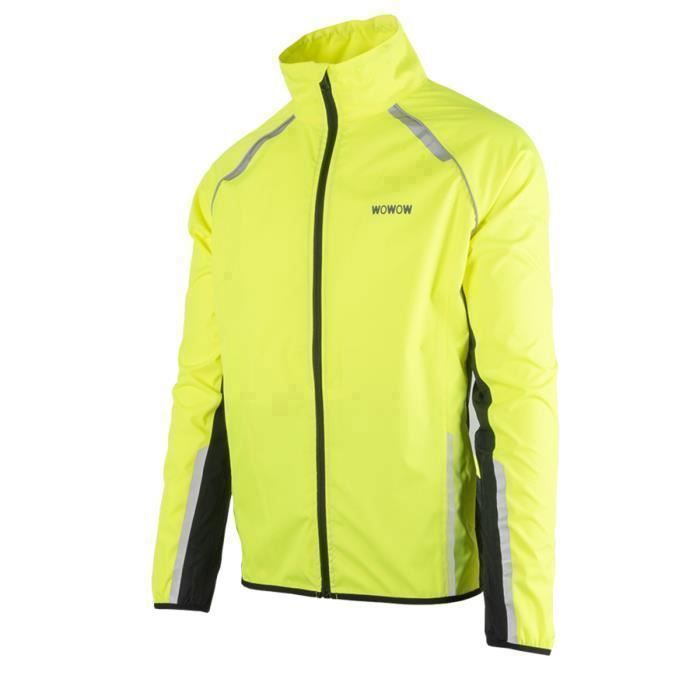 Veste de VTT - Wowow - Ben Nevis - Jaune fluo - Respirante - Manches longues Veste de VTT - Wowow - Ben Nevis - Jaune fluo - Respirante - Manches longues
