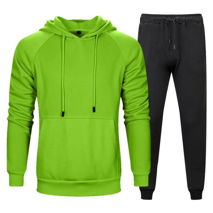 Survêtement Complet Homme Ensemble Jogging 2 Pièces Classique Couleur Unie  Tenue de Sport Sweat à Capuche Hoodie et Pantalon I I - Cdiscount  Prêt-à-Porter