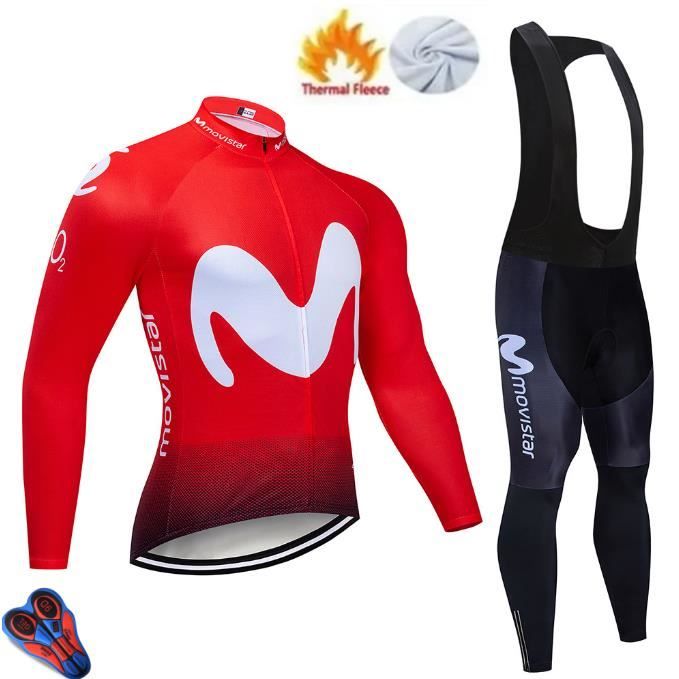 Pantalon Cyclisme Hiver Homme WOSAWE - Legging Thermique Rembourré, Coupe Slim, Imperméable