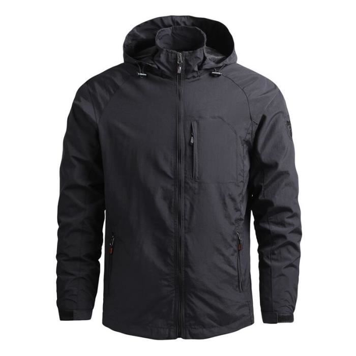 Veste Tactique Homme – Coton, Style Smock Parka, Capuche – Camouflage Décontracté