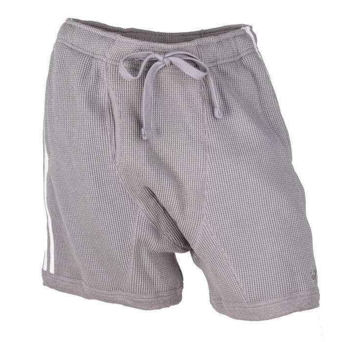 Short Homme ADIDAS hc3824 Gris Polyester Regular