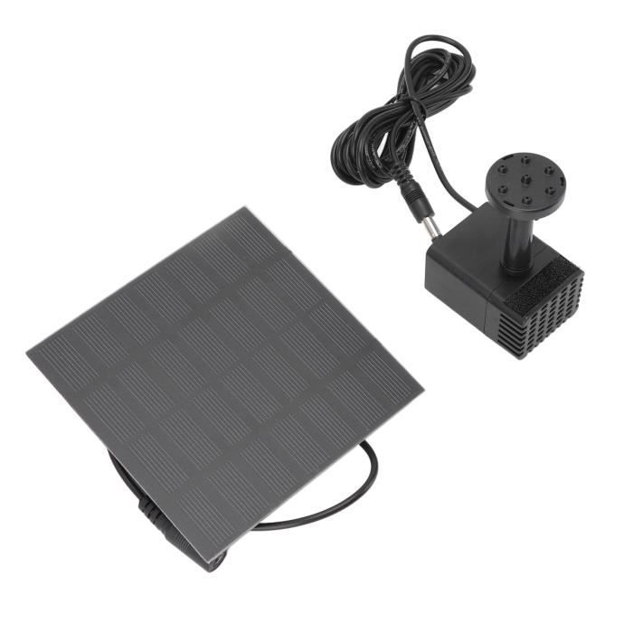 Pompe à Eau Solaire 9V 1.8W - Fontaine Pour Bassin, Jardin, Piscine