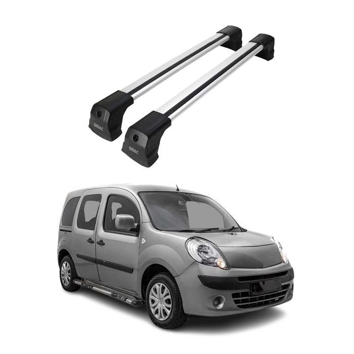 Barres De Toit Pour Renault Kangoo 2 (2008-2021) - Charge Max 75kg, Acier Résistant