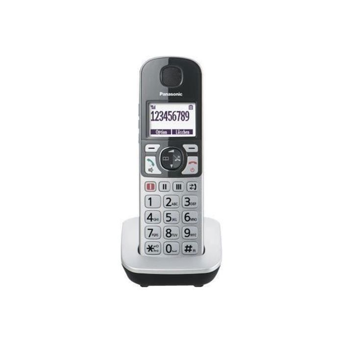 Panasonic KX-TGQ500 Téléphone numérique sans fil DECTGAP argenté(e)