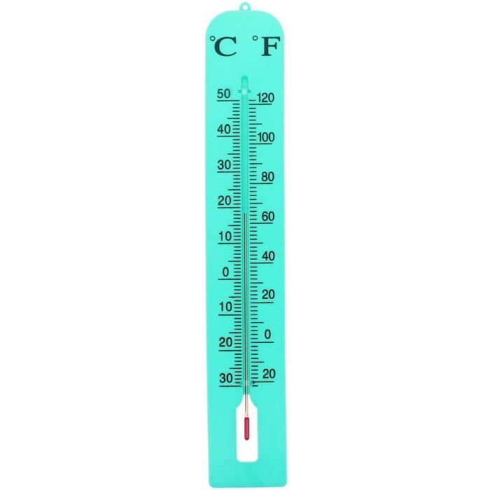 Grand Thermomètre Extérieur Géant Tendance Jardin Degré Celsius Bleu. -  Cdiscount Jardin