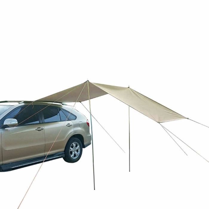 Pwshymi Tente de coffre de voiture Auvent abri SUV tente Auto auvent Portable camping-car remorque sport camping Vert militaire