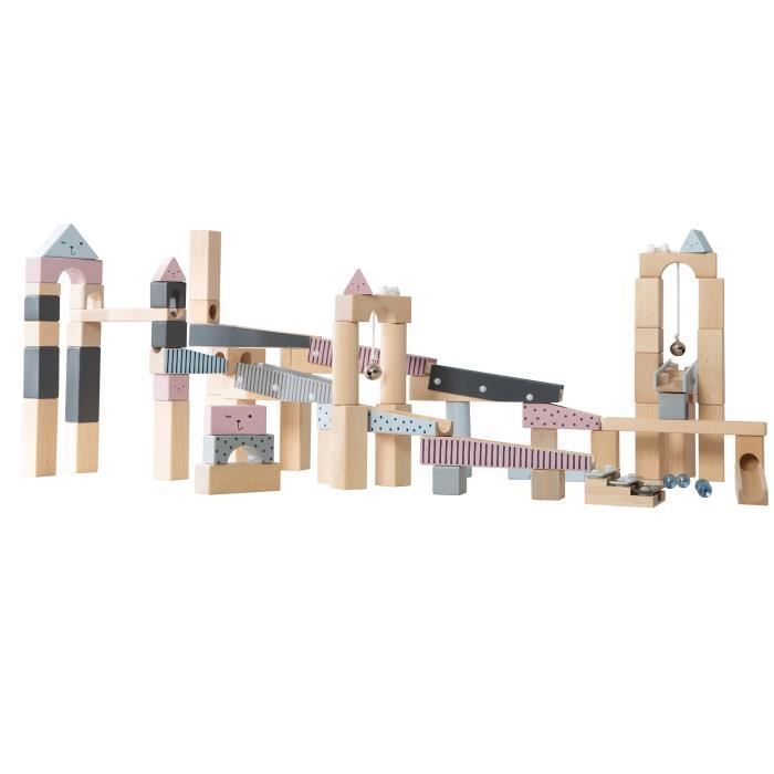 Plico : circuit de billes en bois géant - trompette-store, jouets