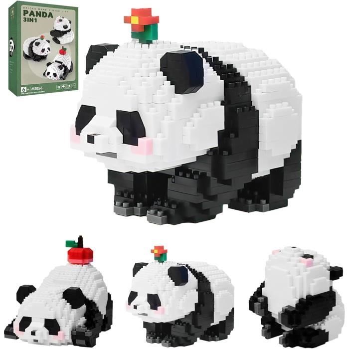 Panda 3 En 1 - Mini Blocs De Construction - 940 Pièces - Cadeau Panda ...