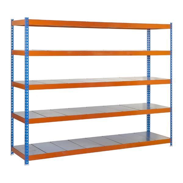 Kit de rangement - SIMON RACK - 2406-5 - Métal - 2000x2400x600mm - Bleu