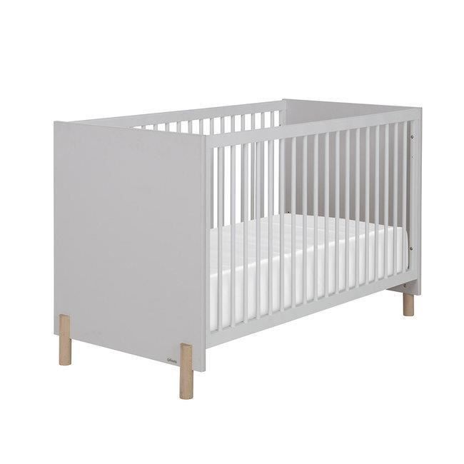Lit Bebe Evolutif Avena Blanc Et Bois 70x140 Cm Cdiscount Puericulture Eveil Bebe