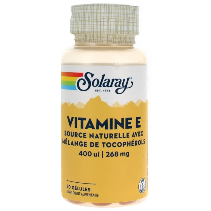 Vitamine E 268 mg 50 gélules Cdiscount Santé Mieux vivre