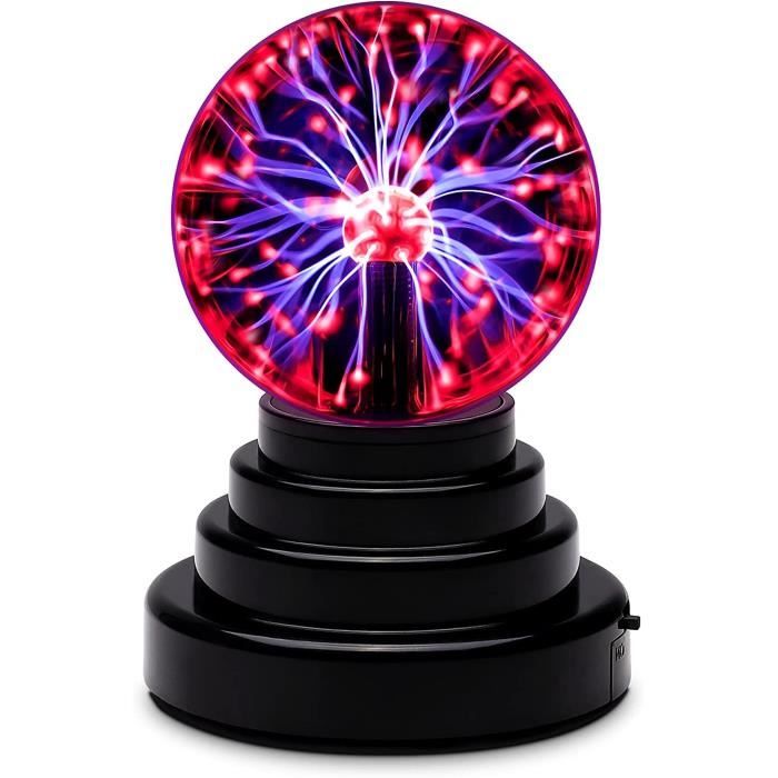 CGBOOM Boule de Plasma 3 inch Jouets Cadeaux Boule Magique Touch Sensible  Tactile Cristal Sphère Lère de Sphère Jouets Mains Ope4 - Cdiscount Maison
