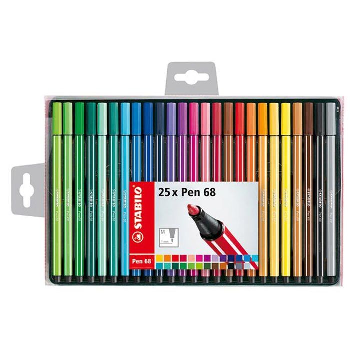 Stabilo Coffret De 25 Feutres De Coloriage Pen 68 Cdiscount Beaux Arts Et Loisirs Creatifs Stabilo Coffret De 25 Feutres De Coloriage Pen 68 Cdiscount Beaux Arts Et Loisirs Creatifs