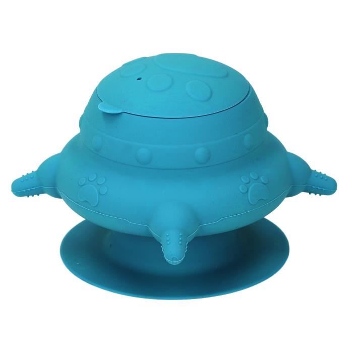 Meilleurs prix pour Mangeoire à lait en Silicone pour chiot SURENHAP - 4 tétines - Bleu marine