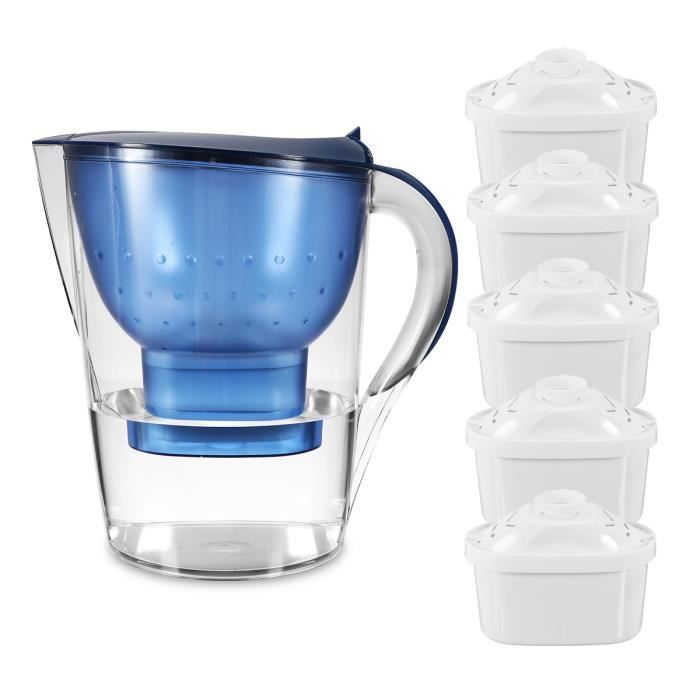 Tappwater PitcherPro Cartouche De Rechange - Filtre Calcaire + 80 Polluants - Verre