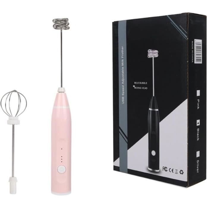 Mousseur à lait puissant de cuisine, machine à mousse portative pour Lattes, fouet mélangeur de boissons pour café, batteur à œufs électrique Rechargeable  15