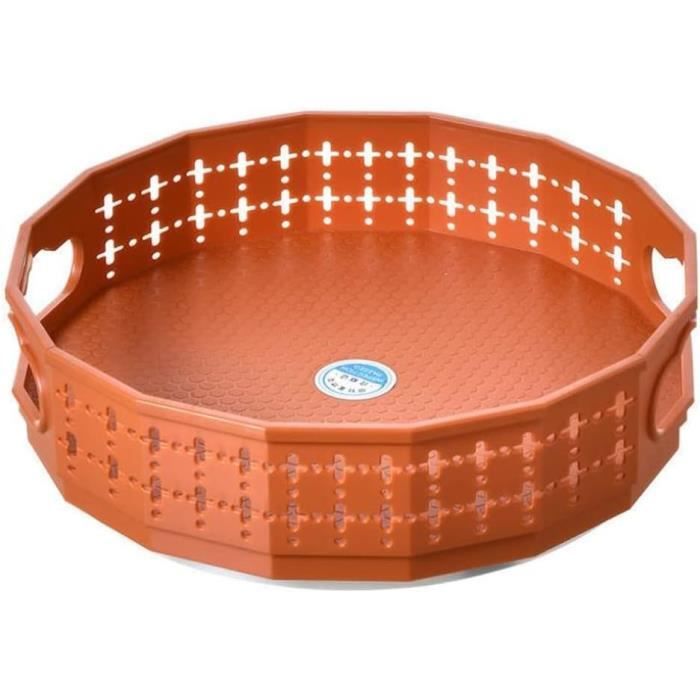 Plateau De Rangement Silicone Ovale - 2 Pièces Noir - Pour Salle De Bain, Coiffeuse, Cuisine - Antidérapant, étanche, Facile à Nettoyer - 3