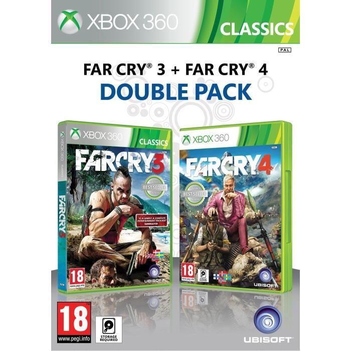 Ubisoft Jeux Vidéo - Far Cry - Double Pack 3 Et 4 - Xbox 360