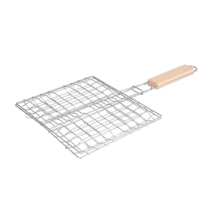 Grand Barbecue Barbecue panier Grill BBQ Net steak viande poisson légumes Support Outil