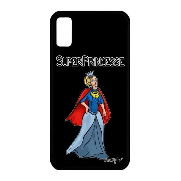 Coque Pour Iphone X Silicone Super Princesse Bd Telephone Mobile