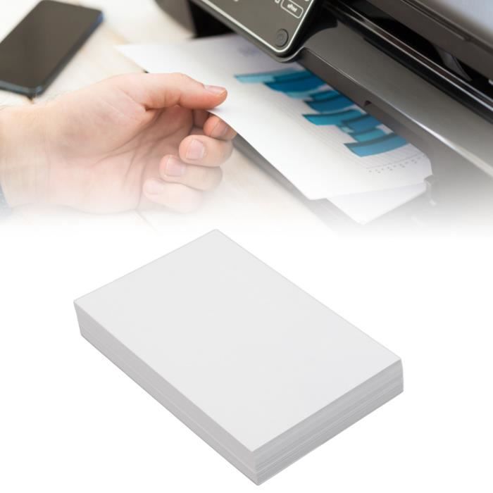HEEPDD 100pcs Papier Cartonné Blanc 15x10CM Design Dentelle - Cartes Postales Vierges Pour Bricolage Et Vœux