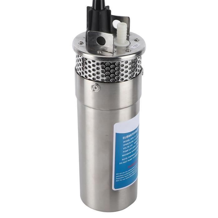 Pompe à eau submersible 14 litres par minute à 12 volts.