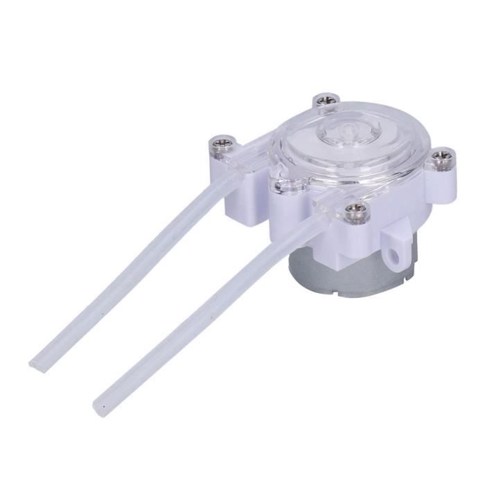 Pompe Péristaltique Mini DC 6V - Débit Réglable - Pour Labo, Pharmacie, Analyse - Taille Tube 3x5 Mm (option)