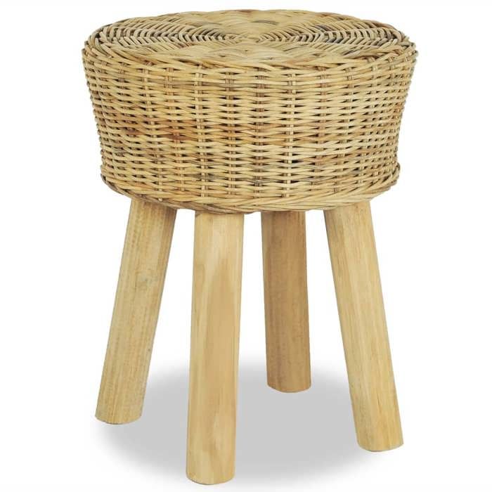 vidaXL Tabouret de bar Rotin naturel 244578