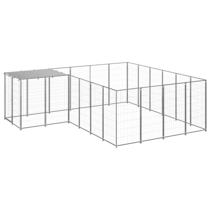 vidaXL Chenil avec toit 8 47 m²
