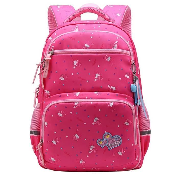 Sac d ecole primaire Sacs a dos pour filles 6 8 12 ans enfants impermeable leger 1 3 6 grade etudiant sac a dos jeunesse M2369 Cdiscount Bagagerie Maroquinerie