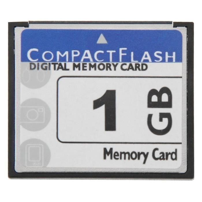Carte Compact Flash CF 1 Go mémoire numérique 100 Capacité réelle