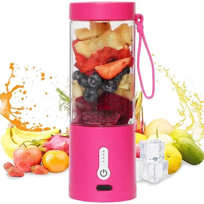 530ML Mini Blender Smoothie Electrique Portable Rechargeable USB