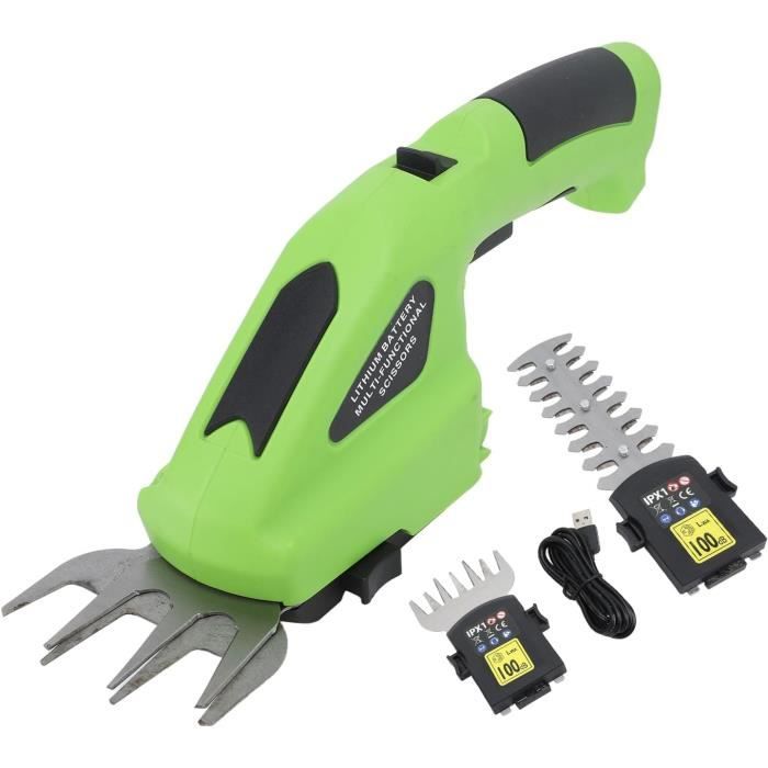 Taille-haie Sans Fil, Cisaille à Gazon électrique, Coupe-arbustes