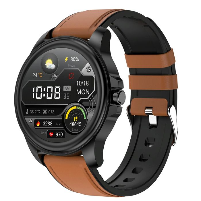 Montre Connectée ECG AI Température Longue Autonomie Touch IP68 - vue 2