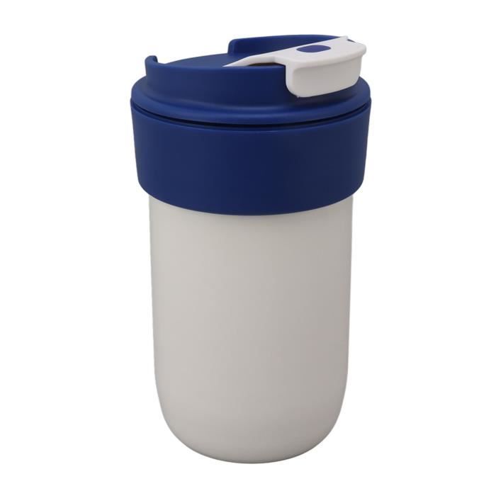 yosoo tasse à café 350ml protable etanche alliage d'aluminium antidérapant mug isotherme portable pour l'extérieur