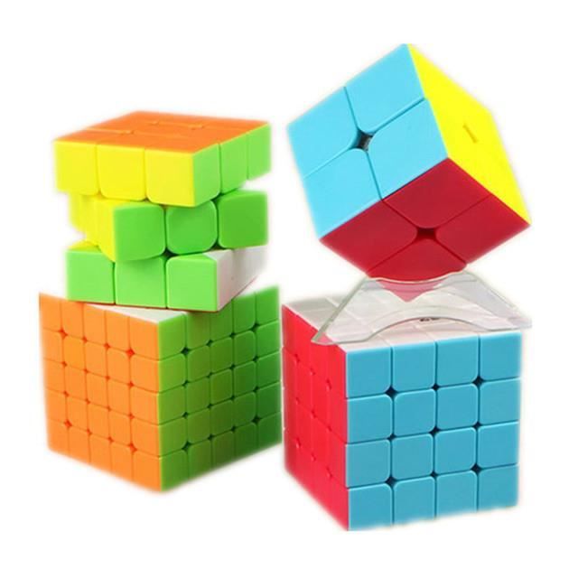 Vdealen Lot De 10 Cubes Magiques 3x3 Speed Cube Sans Autocollant – Rotation Ultra Fluide, Idéal Débutants & Pros, Cadeau Enfant Ado Adulte