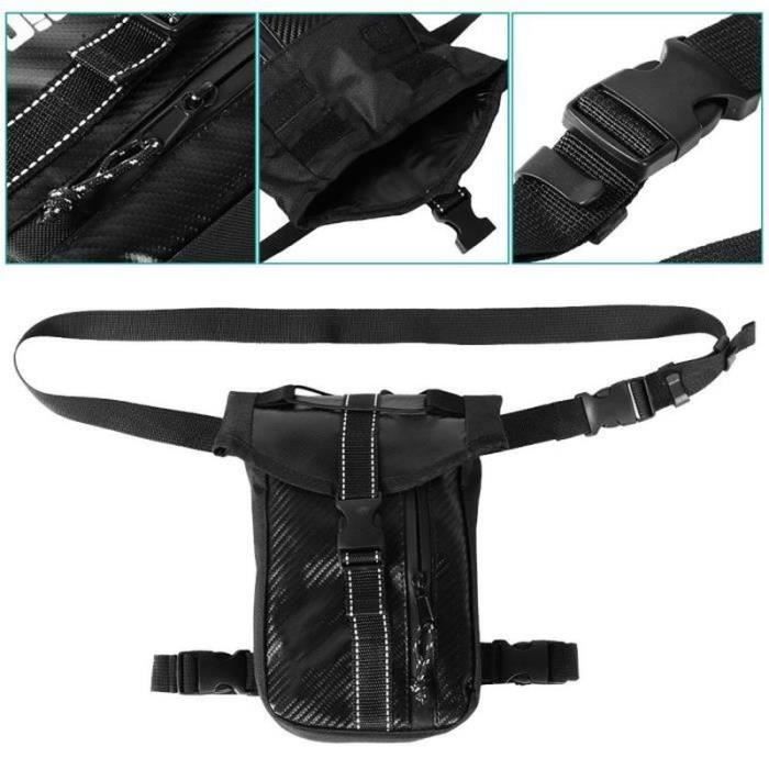 Sac Banane Cuisse Rhinowalk - Polyester 900D - Multi-fonctions : Ceinture, Poitrine, Bandoulière