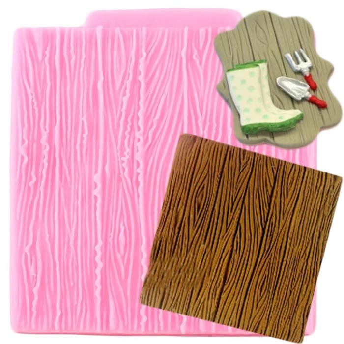 Moule En Silicone Écorce De Bois Pour Gâteaux - Texture 3D Réaliste - Réutilisable Lave-Vaisselle & Four - Décoration Pâtisserie DIY